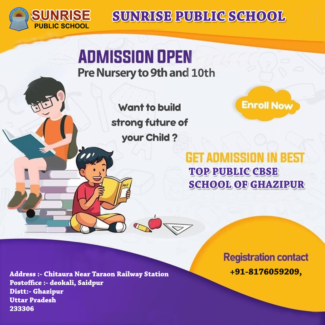 Sunrise Public School Best CBSE School in Ghazipur